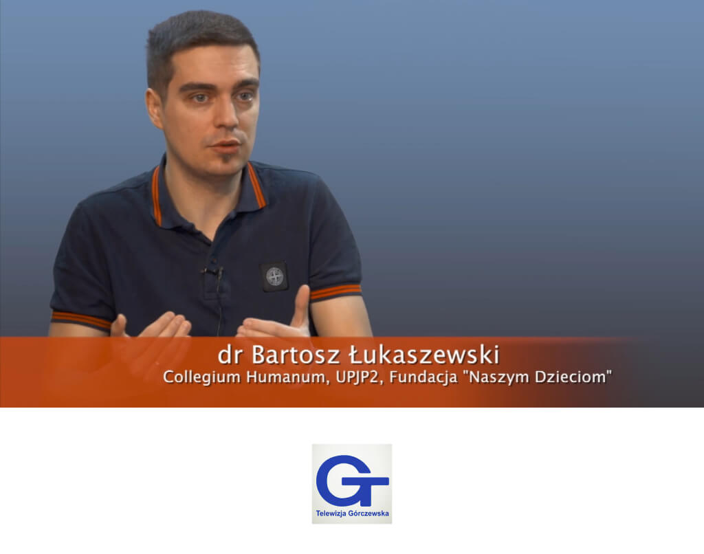 dr Bartosz Łukaszewski, Program Informacyjny TV Górczewska na temat trudności adaptacyjnych młodzieży