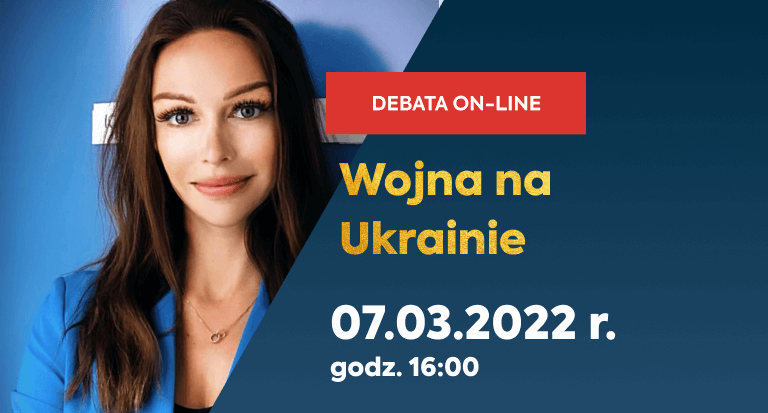 Debata online HUMANUM TALKS z Moniką Pochroń-Frankowską pt. „Wojna na Ukrainie” 07.03.2022