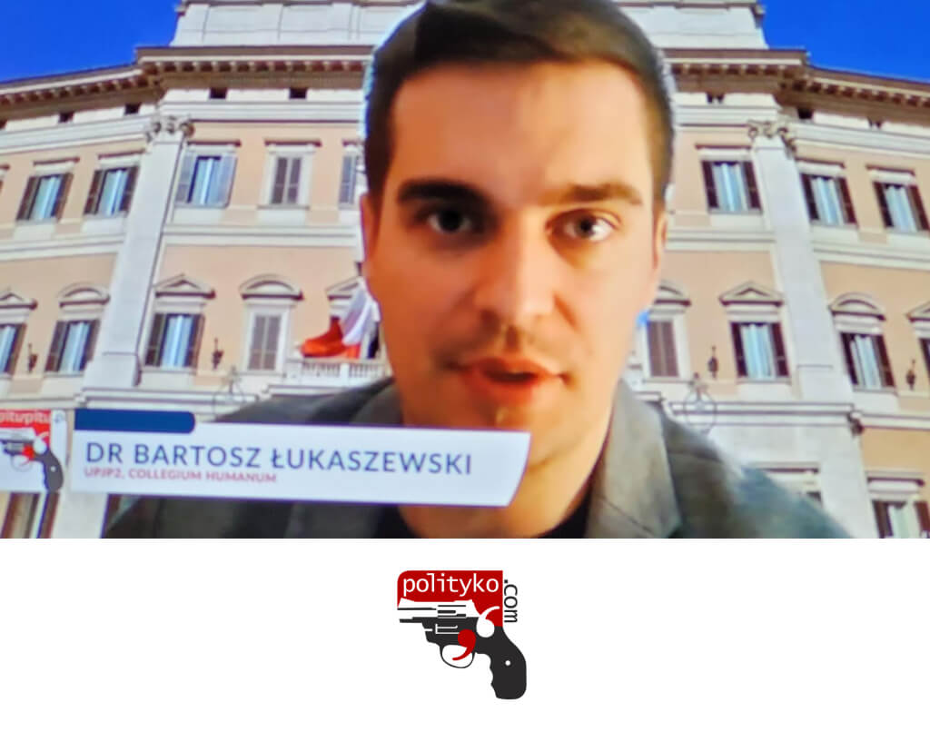 dr Bartosz Łukaszewski, Polityko TV, wywiad na temat sytuacji społeczno-politycznej we Włoszech po wyborach parlamentarnych