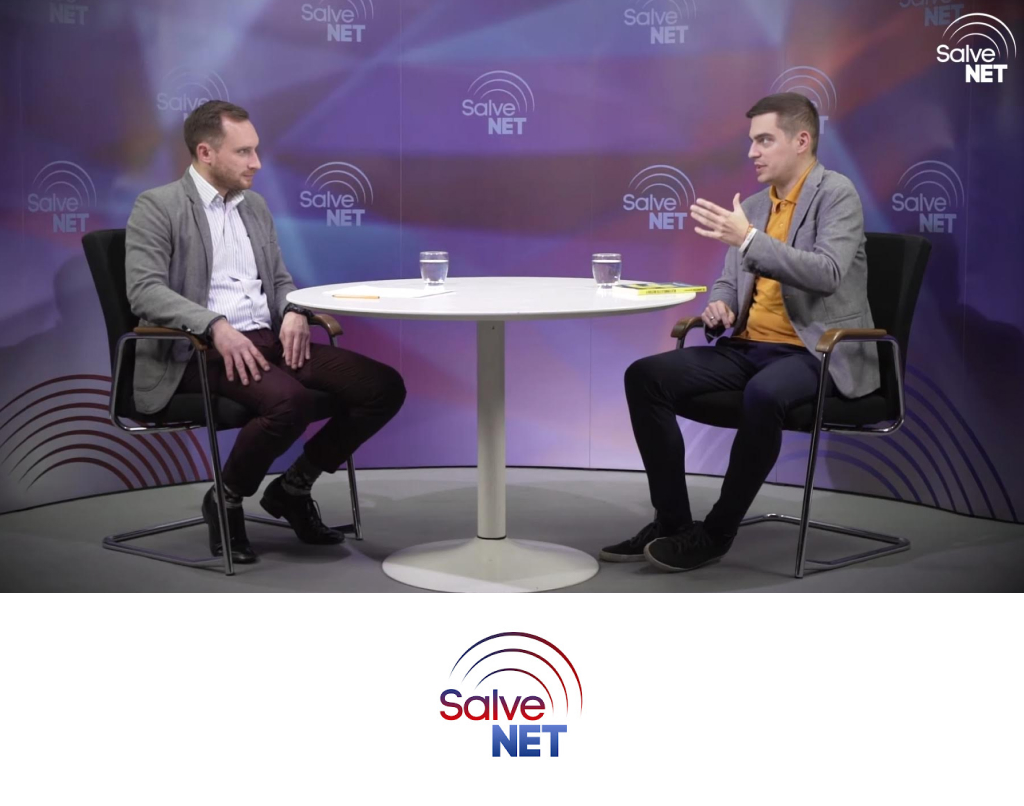 dr Bartosz Łukaszewski, TV Salve Net, wywiad na temat języka polityki