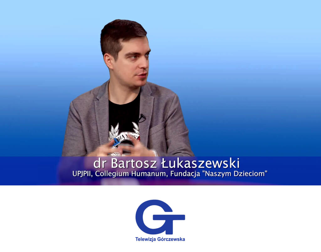 dr Bartosz Łukaszewski, TV Górczewska, wywiad na temat metod działań na rzecz młodzieży i społeczności lokalnej