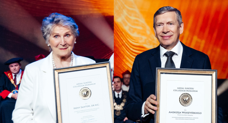 Złote Medale Sukcesu dla Ireny Santor i Andzeja Wodzyńskiego