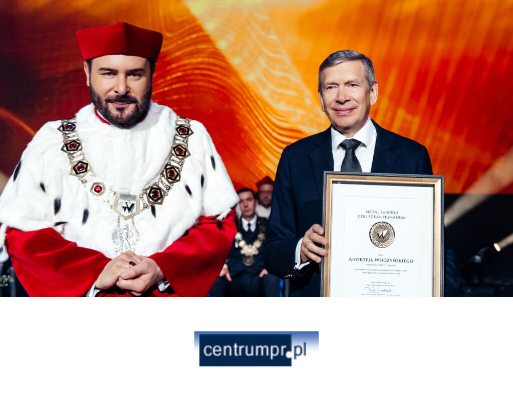 „Złoty Medal Sukcesu” dla Andrzeja Wodzyńskiego, właściciela Grupy Tubądzin