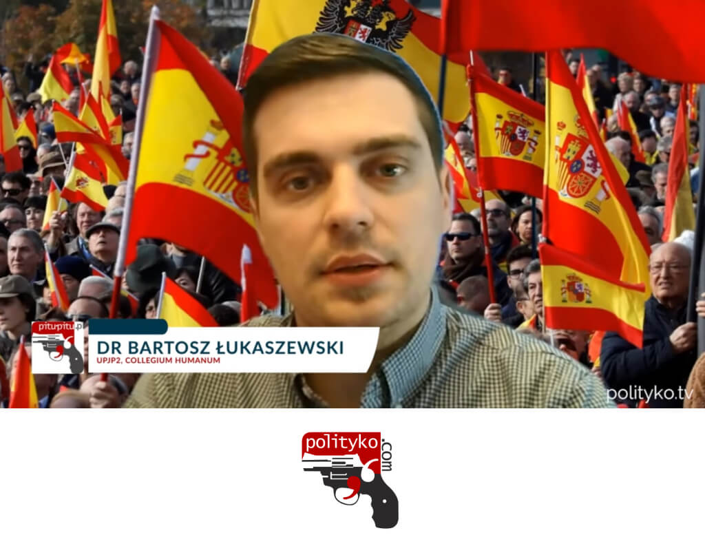 dr Bartosz Łukaszewski, Polityko TV, wywiad na temat sytuacji społeczno-politycznej w Hiszpanii