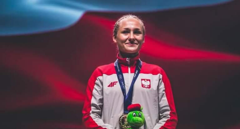 Martyna Kierczyńska nasza studentka Psychologii złotą medalistką Igrzysk Europejskich