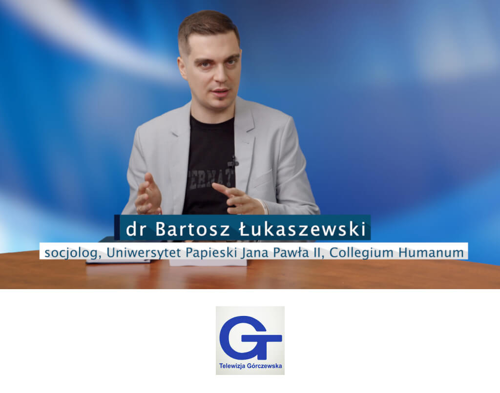 dr Bartosz Łukaszewski na temat współczesnej młodzieży w relacjach z otoczeniem, Program Informacyjny TV Górczewska